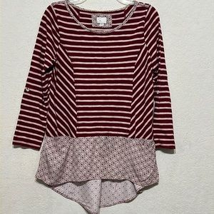 9-H15 S’CL by Anthropologie blouse size M